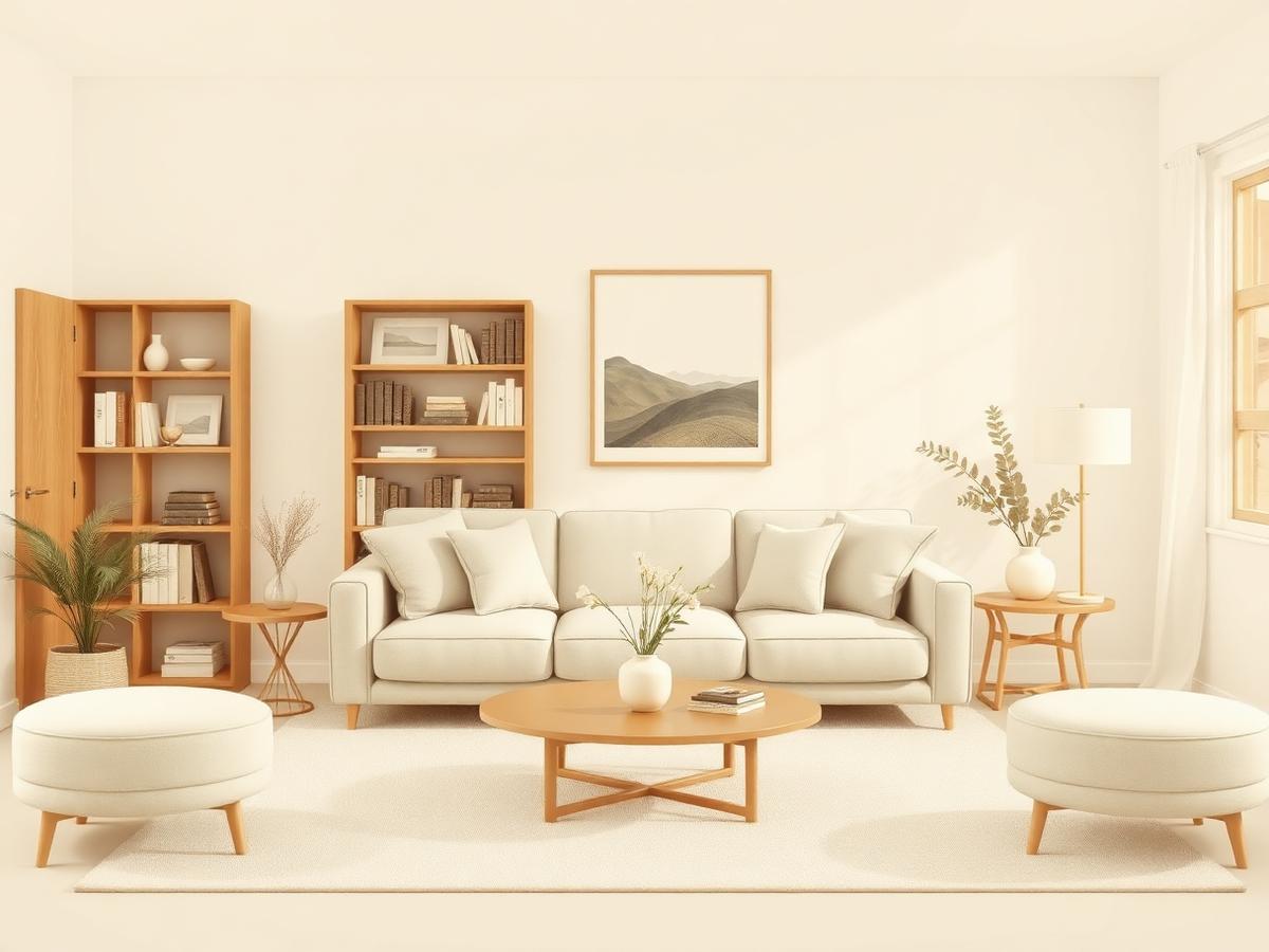 Illustration du thème La maison — le salon