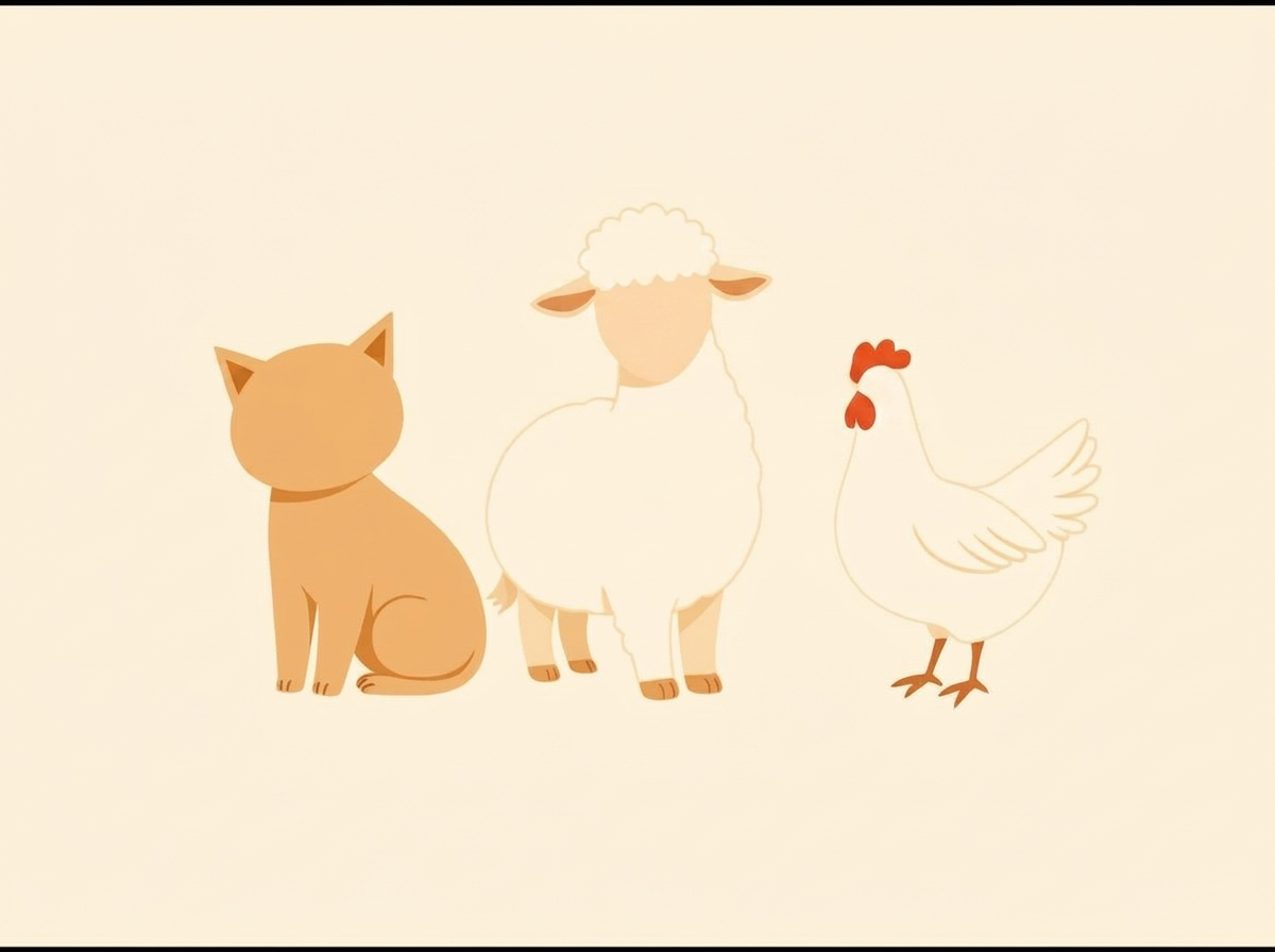 Illustration du thème Les animaux domestiques