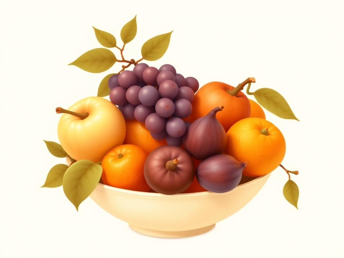 Illustration du thème Les fruits